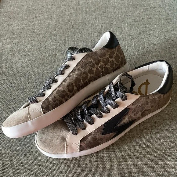 Sam Edelman Multi Color Animal Print Sneakers. Size 7.​​​​​​​​​​​​​​ - Picture 3 of 11